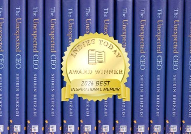 Indies Today_ 2026 Best Inspirational Memoir _ The Unexpected CEO by Shirin Behzadi